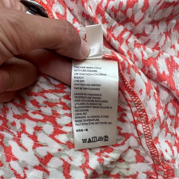 Free people women’s orange floral French Quarter Mini Dress M L126-23 - Picture 6 of 6